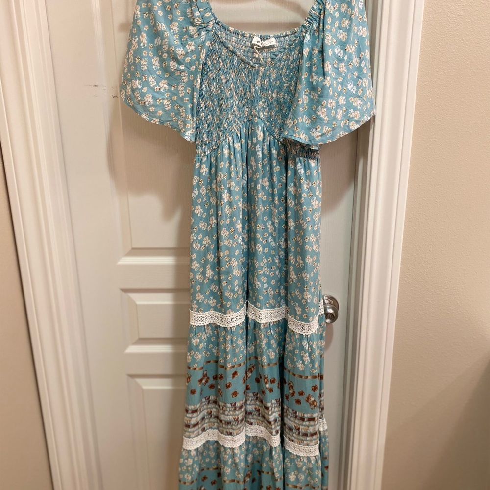 Boho pinkblush maxi